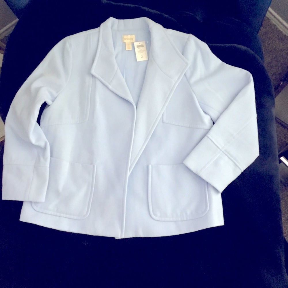Light Weight Short Jacket (Light Blue)